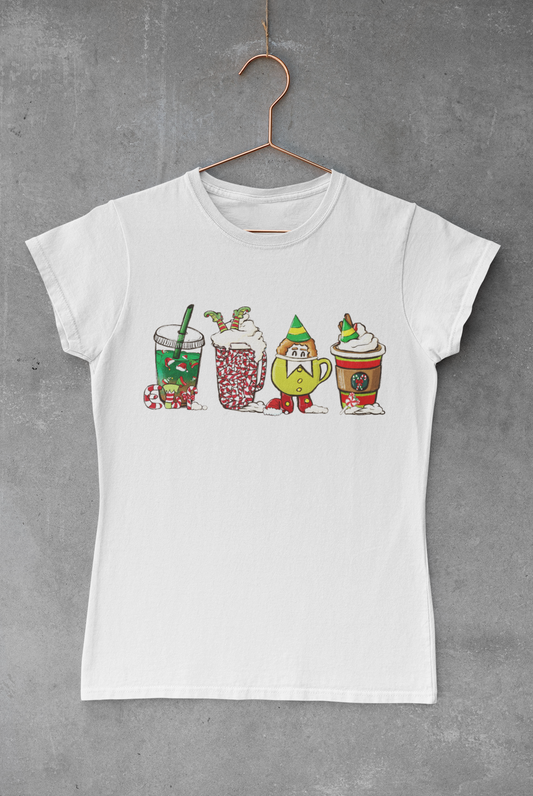 Christmas Coffee Santa's Helpers Transfer