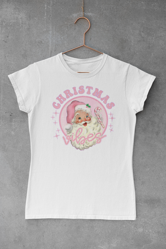 Pink Christmas Transfer