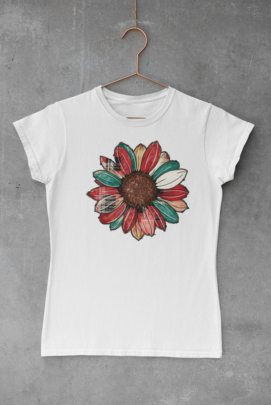 Holiday Sunflower Transfer