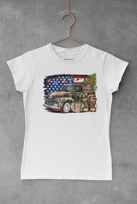 Christmas Army Truck Transfer