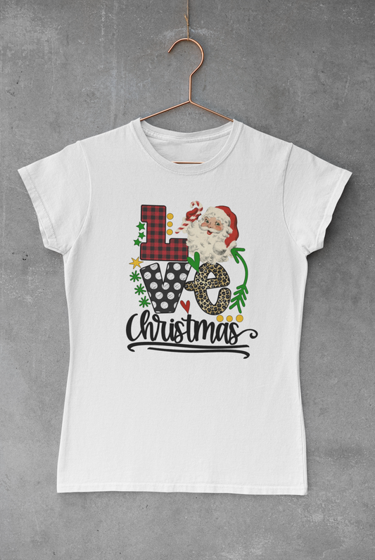 Christmas Santa Love Transfer