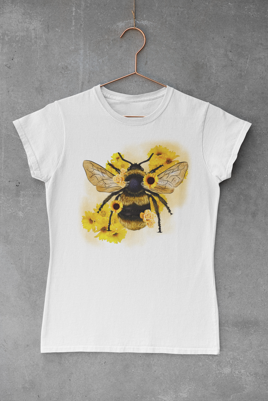 Bee Yellow Background Transfer