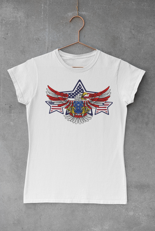 Patriotic Retro Eagle Transfer
