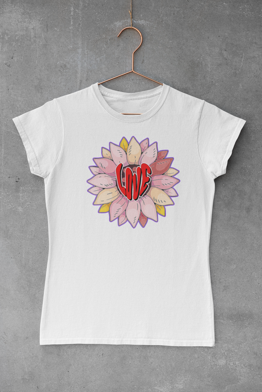 Love Sunflower Transfer