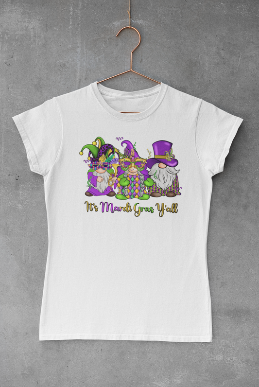 mardi Gras Gnomes Transfer