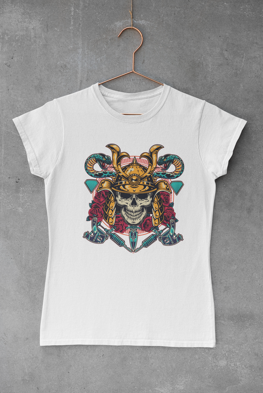 Samurai Skull Transfer