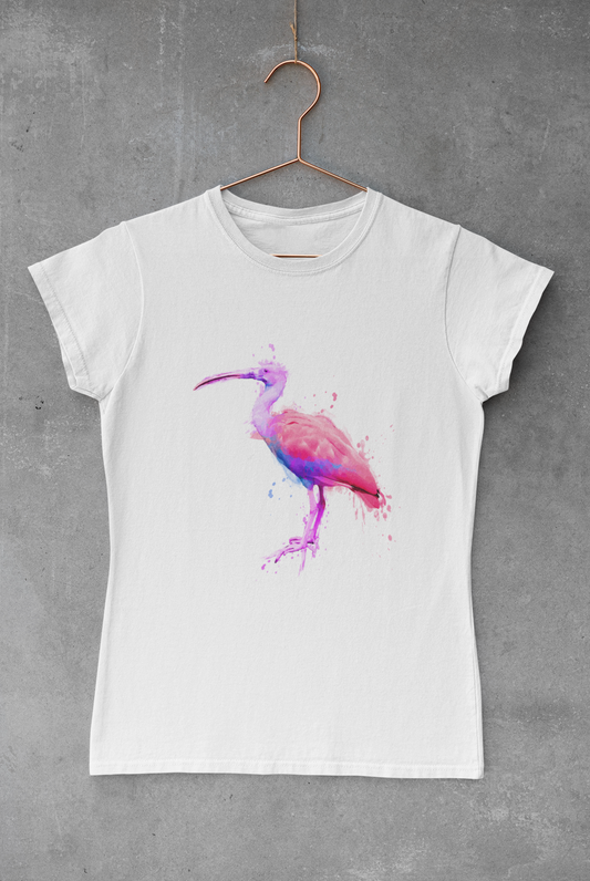Flamingo Watercolor Transfer