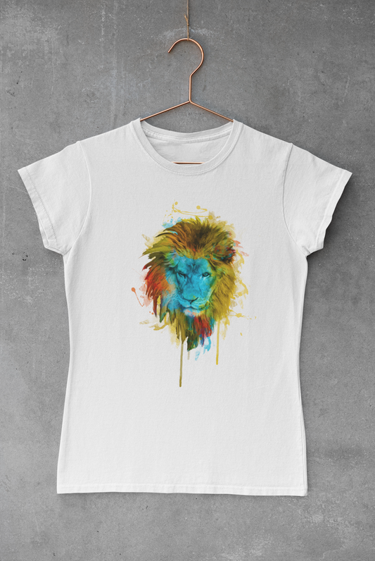 Lion Mane Watercolor Transfer
