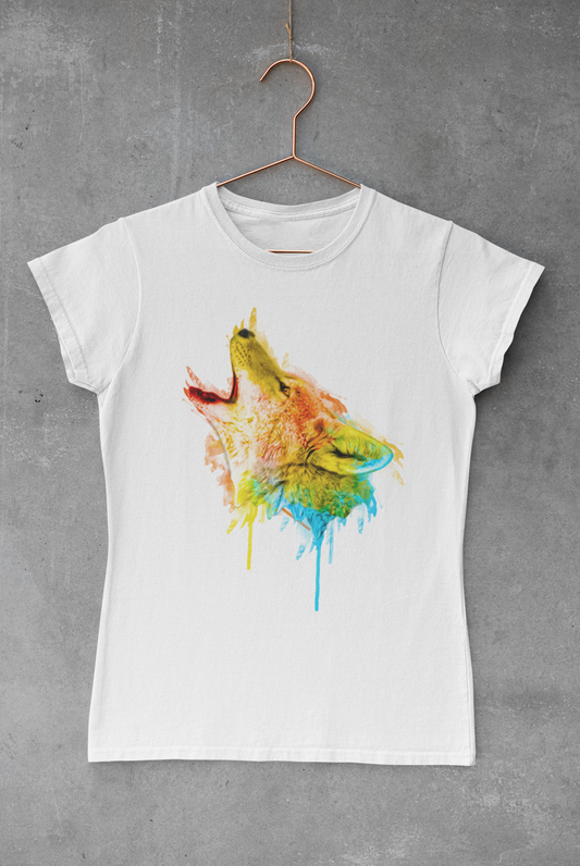Fox Watercolor Transfer