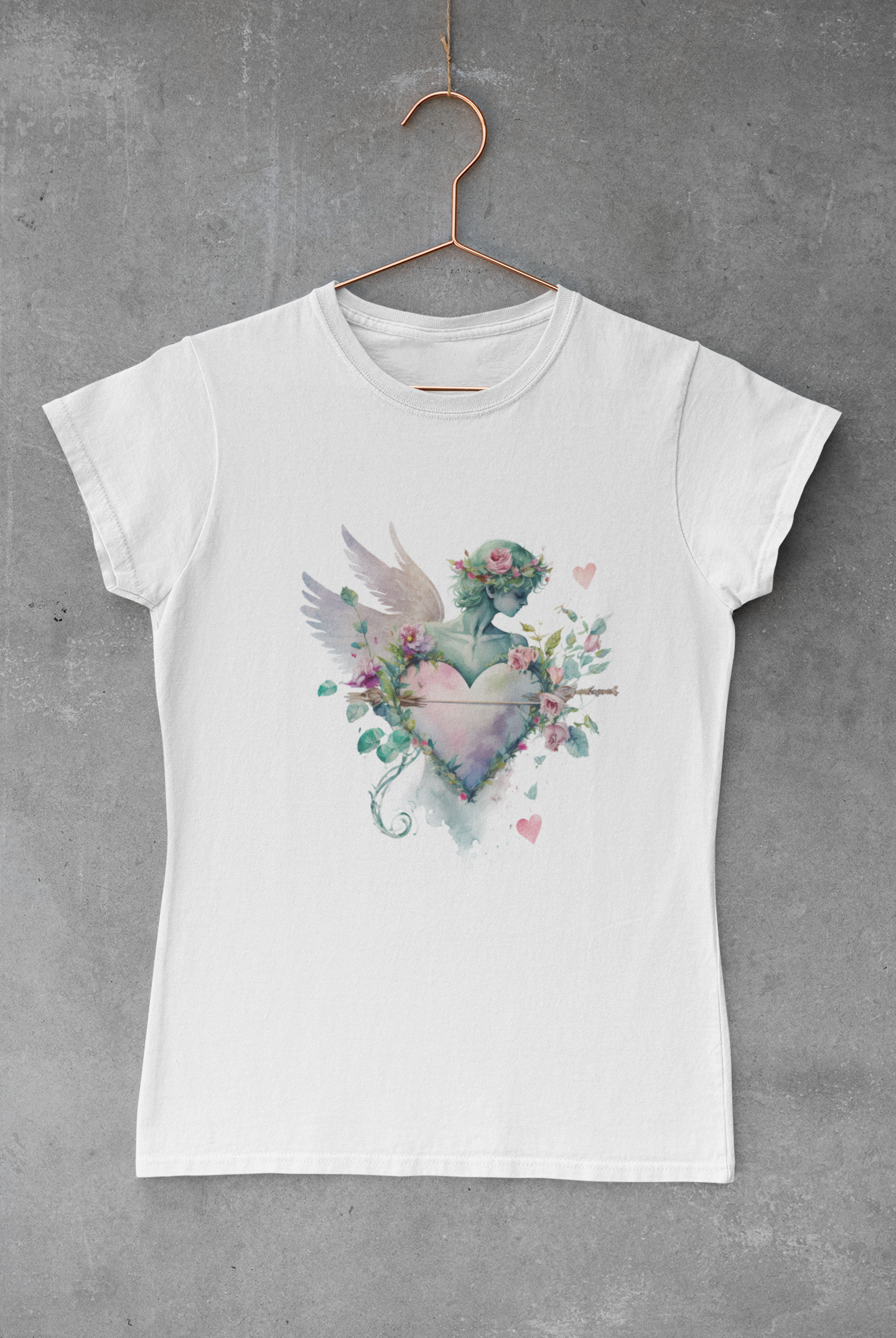 Cupid Watercolor Transfer