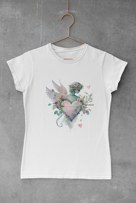 Cupid Watercolor Transfer