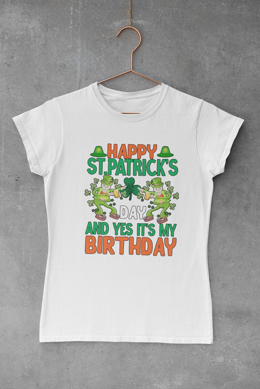 Happy St. Patrick's Day & Birthday Transfer