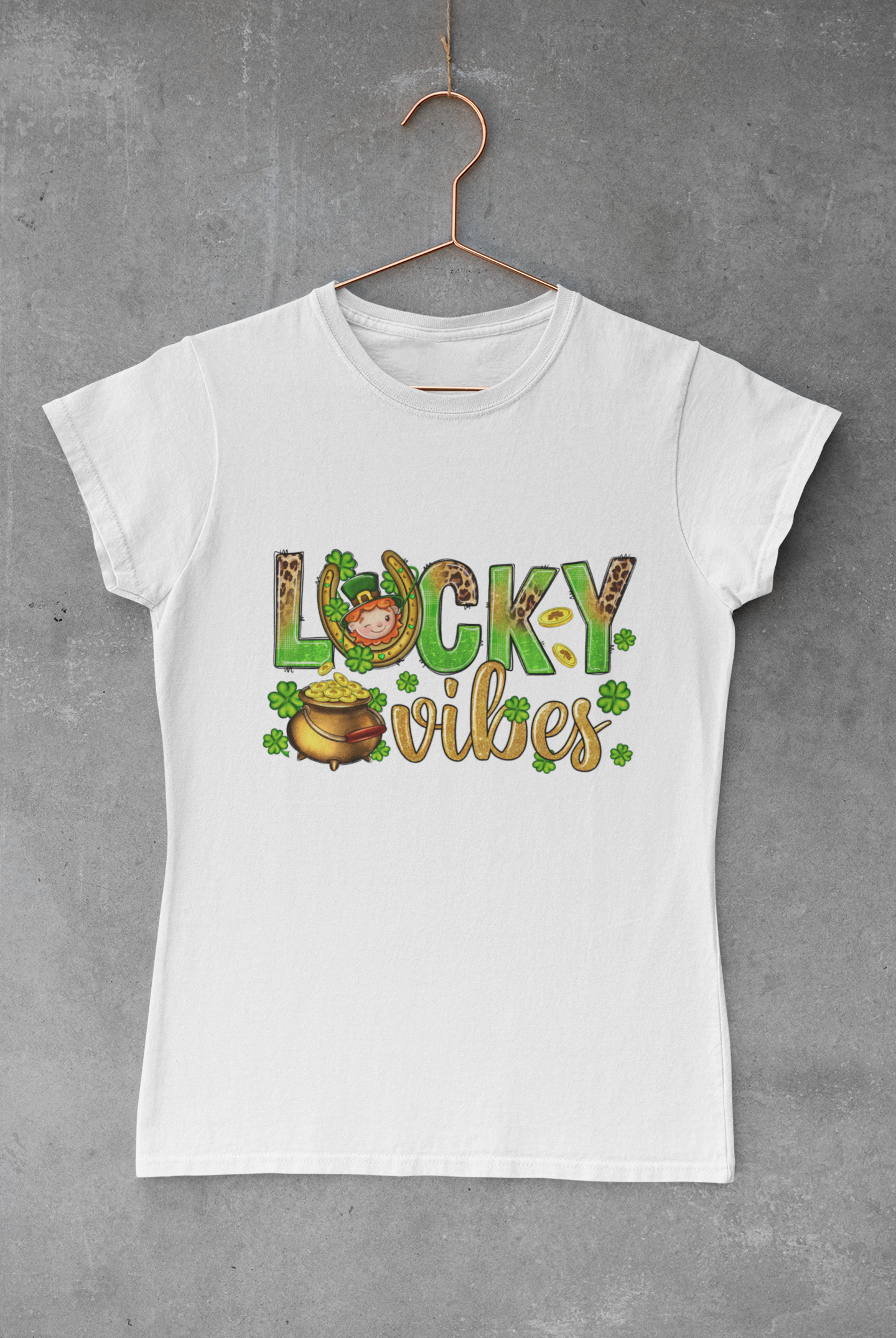 St Patty Luck Vibes Transfer