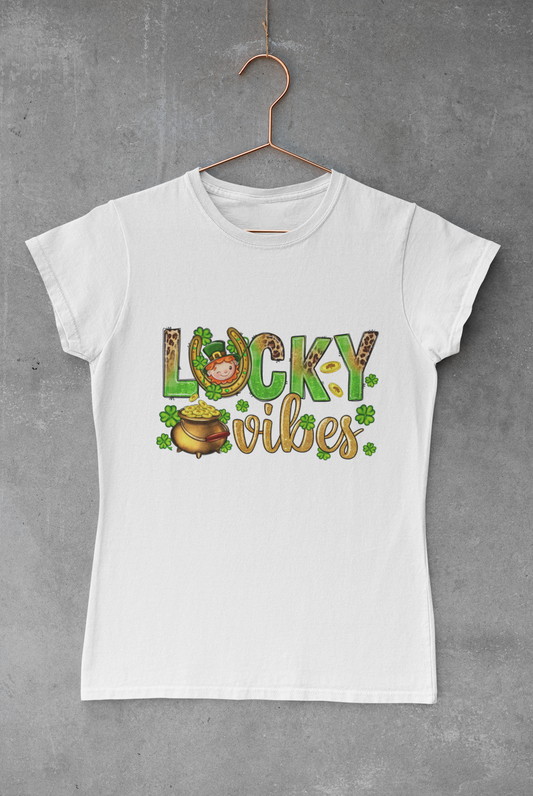 St Patty Luck Vibes Transfer