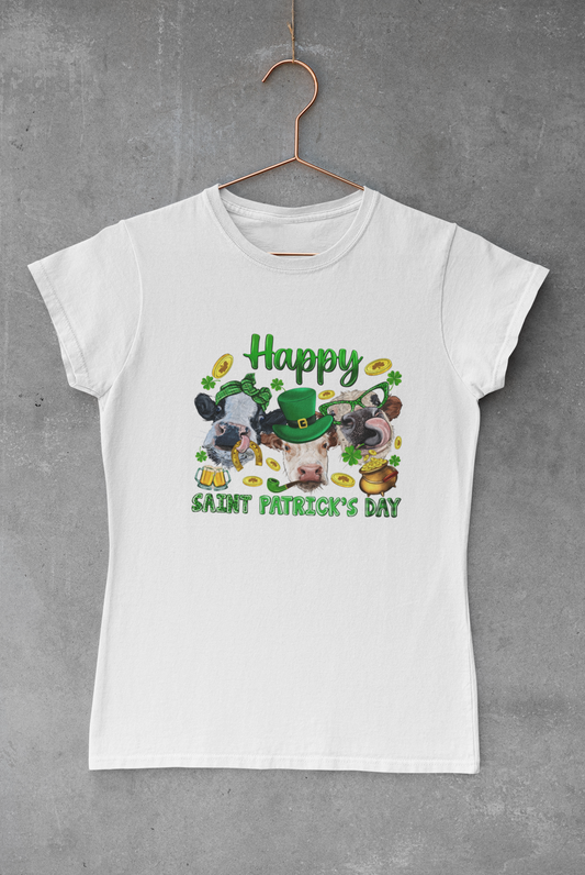St Patty Cows Transfer