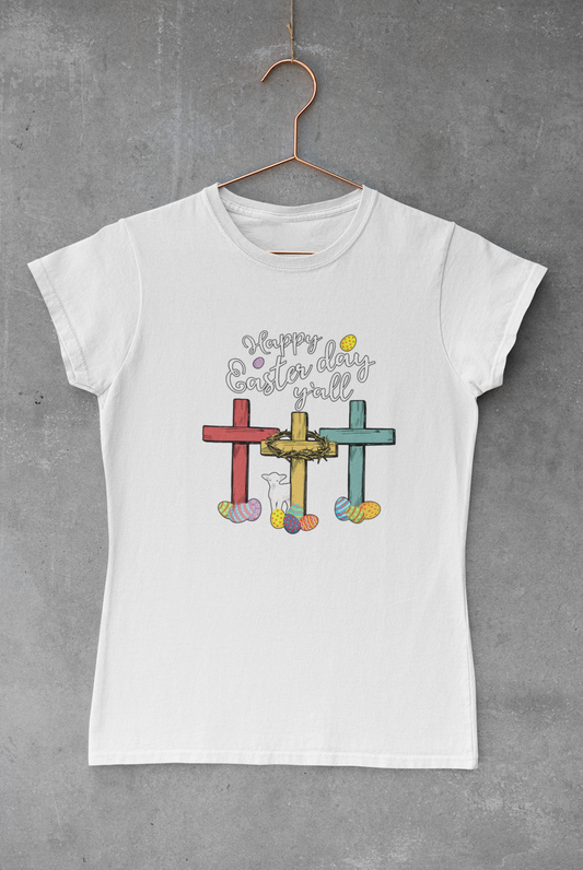 Three Easter Crosses Transfer