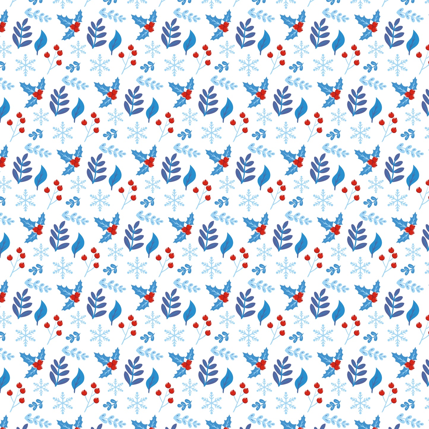Snowflakes & Flowers V.2 12x12 Patterned Vinyl Sheet