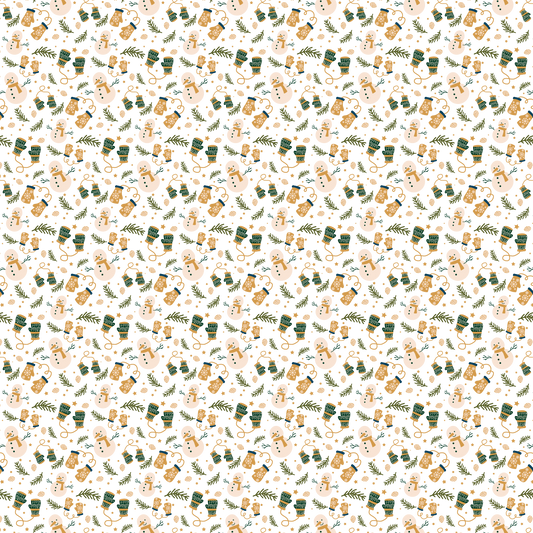 Snow Day 12x12 Patterned Vinyl Sheet