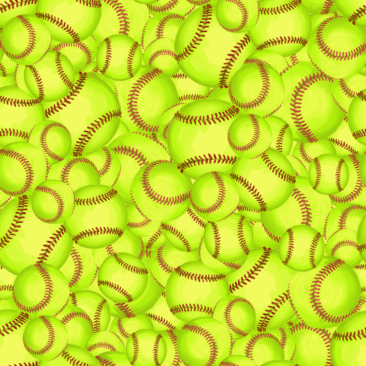 So Many Softballs 12x12 Patterned Vinyl Sheet