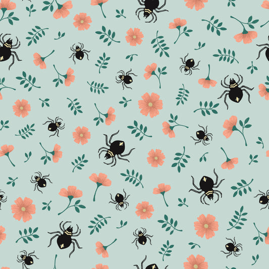 Spider Flowers 12x12 Patterned Vinyl Sheet
