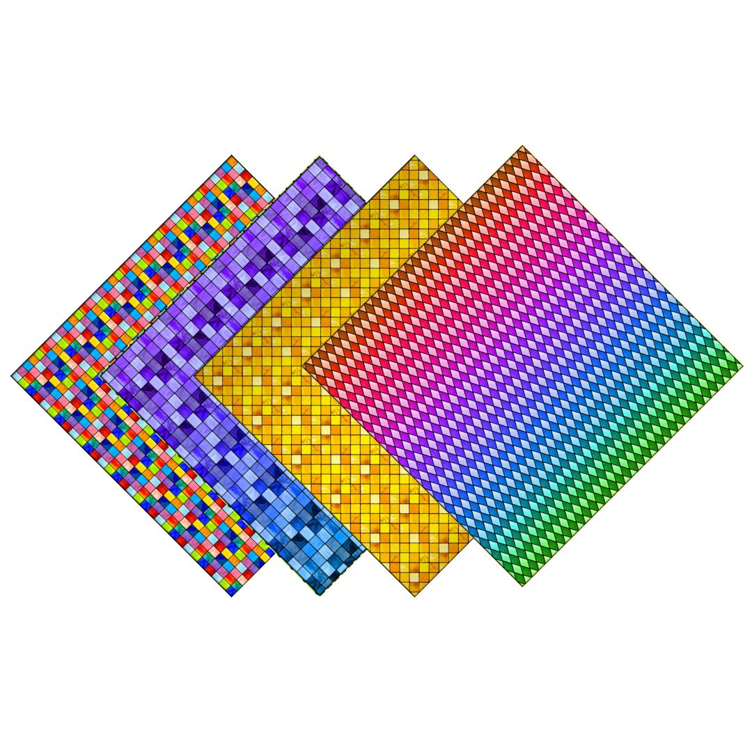 Stained Glass Patterned Vinyl Pack