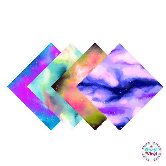 Stars in Space Patterned HTV Pack