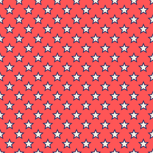 Star Spangled 12x12 Patterned Vinyl Sheet