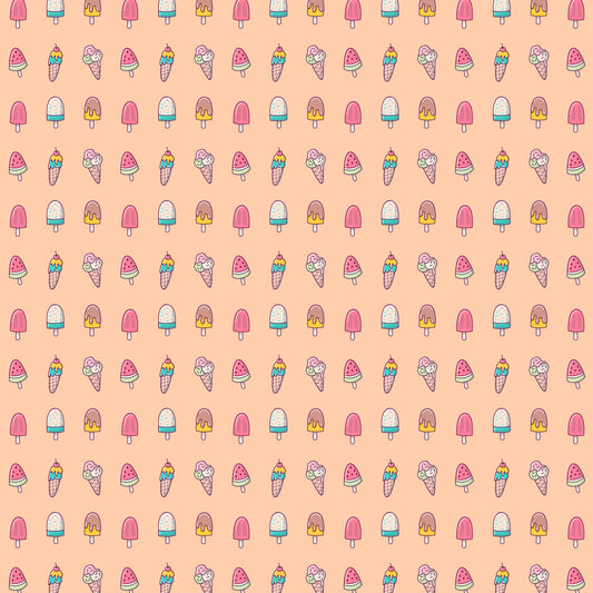Summer Treats & Sweets 12x12 Patterned Vinyl Sheet