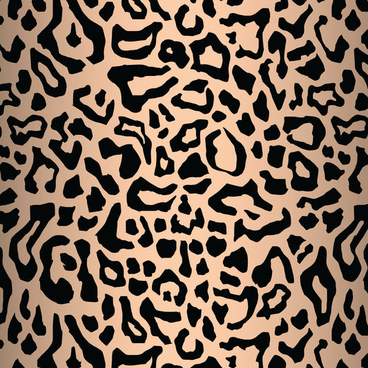 Tan Leopard Print 12x12 Patterned Vinyl Sheet