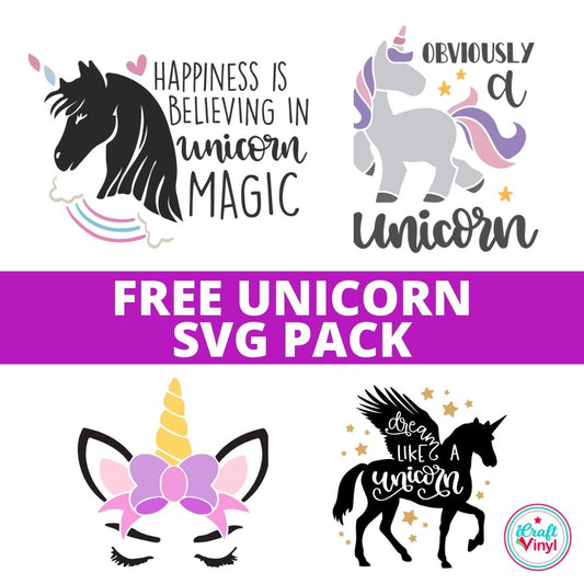 Free Unicorn SVG Bundle