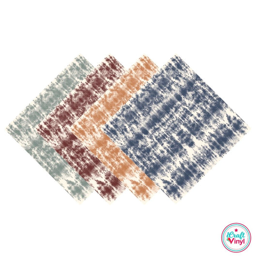 Warm Tones Tie-Dye Patterned Pack