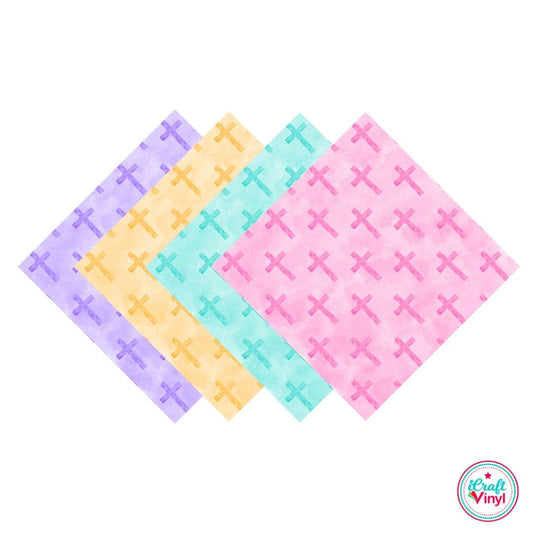 Watercolor Crosses Patterned Pack