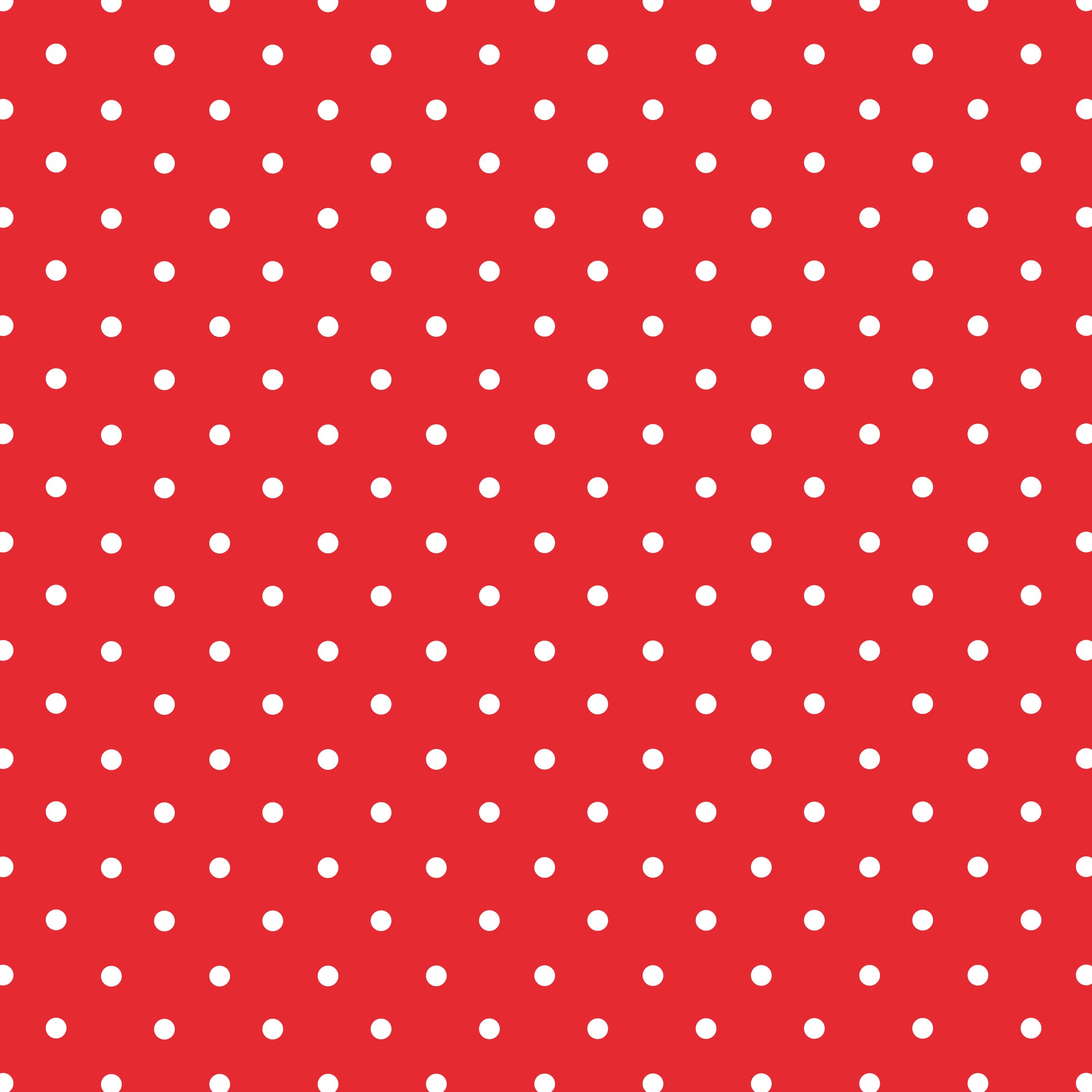 White & Red Polkadots 12x12 Patterned Vinyl Sheet