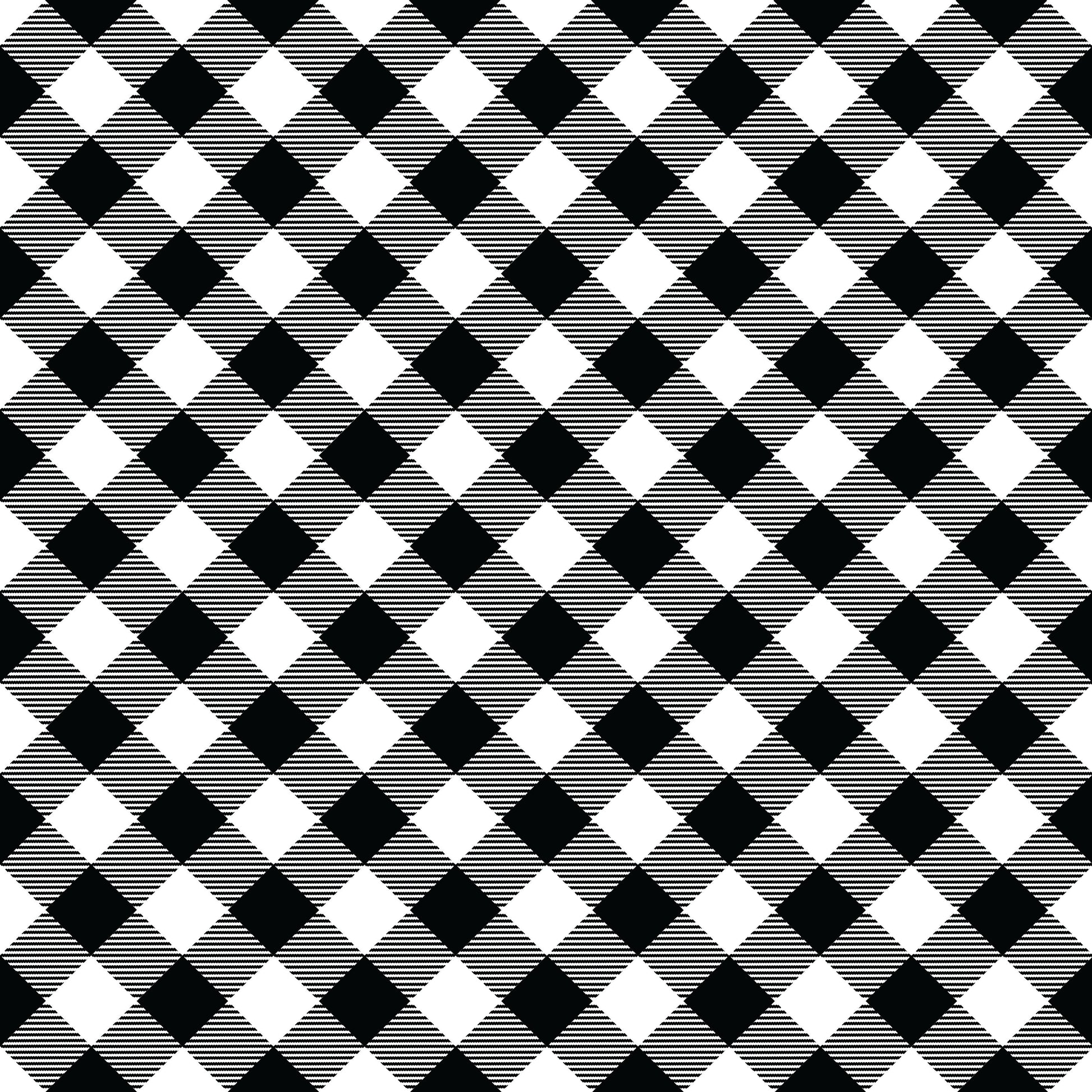 Large White & Black Plaid 12x12 Patterned Vinyl Sheet