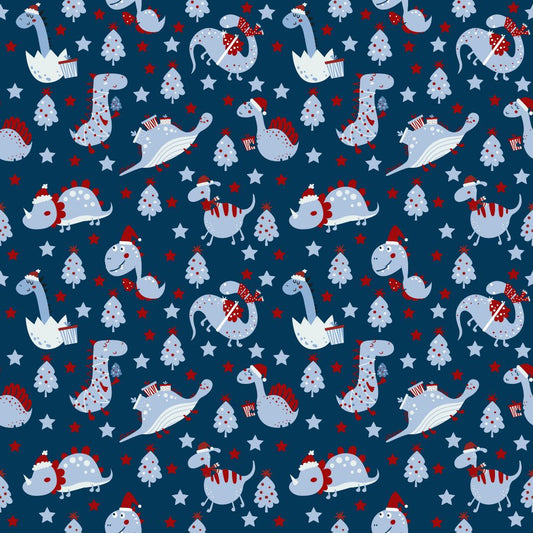 Winter Dinos 12x12 Patterned Vinyl Sheet