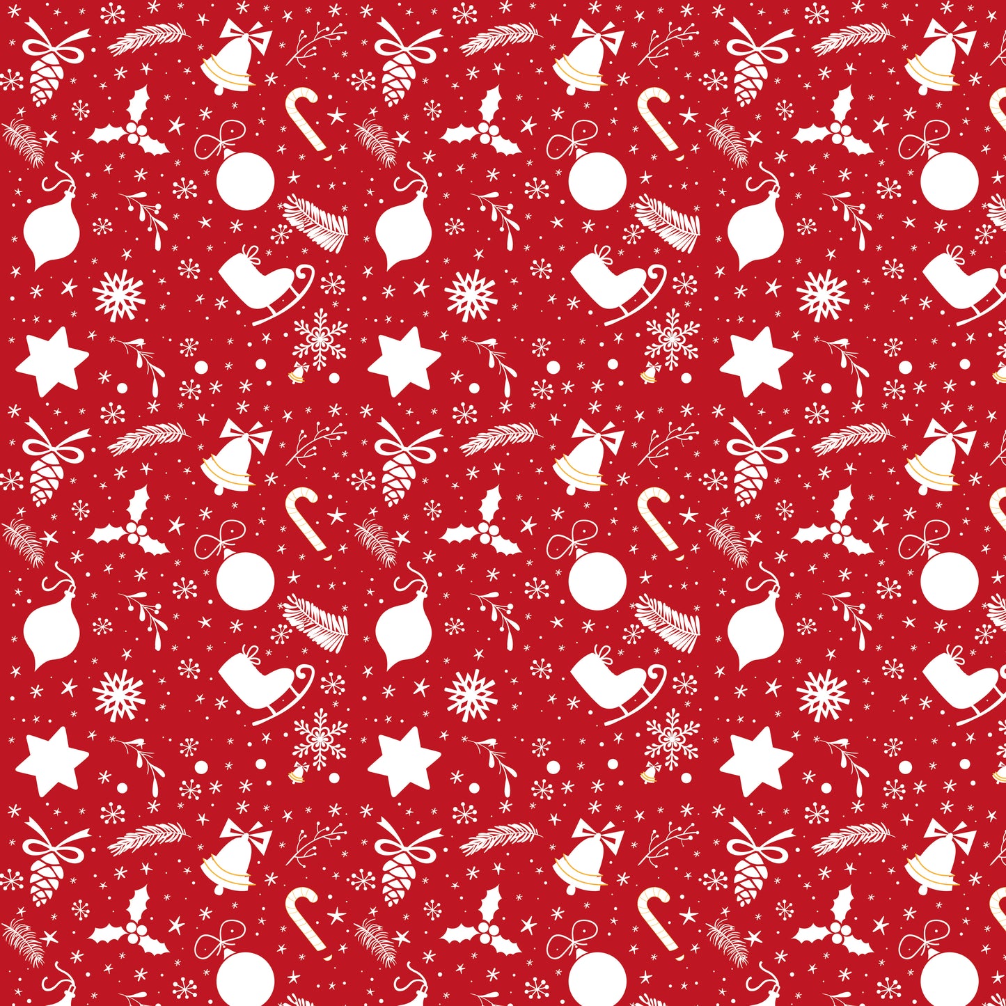 Winter Holiday Red 12x12 Patterned Vinyl Sheet
