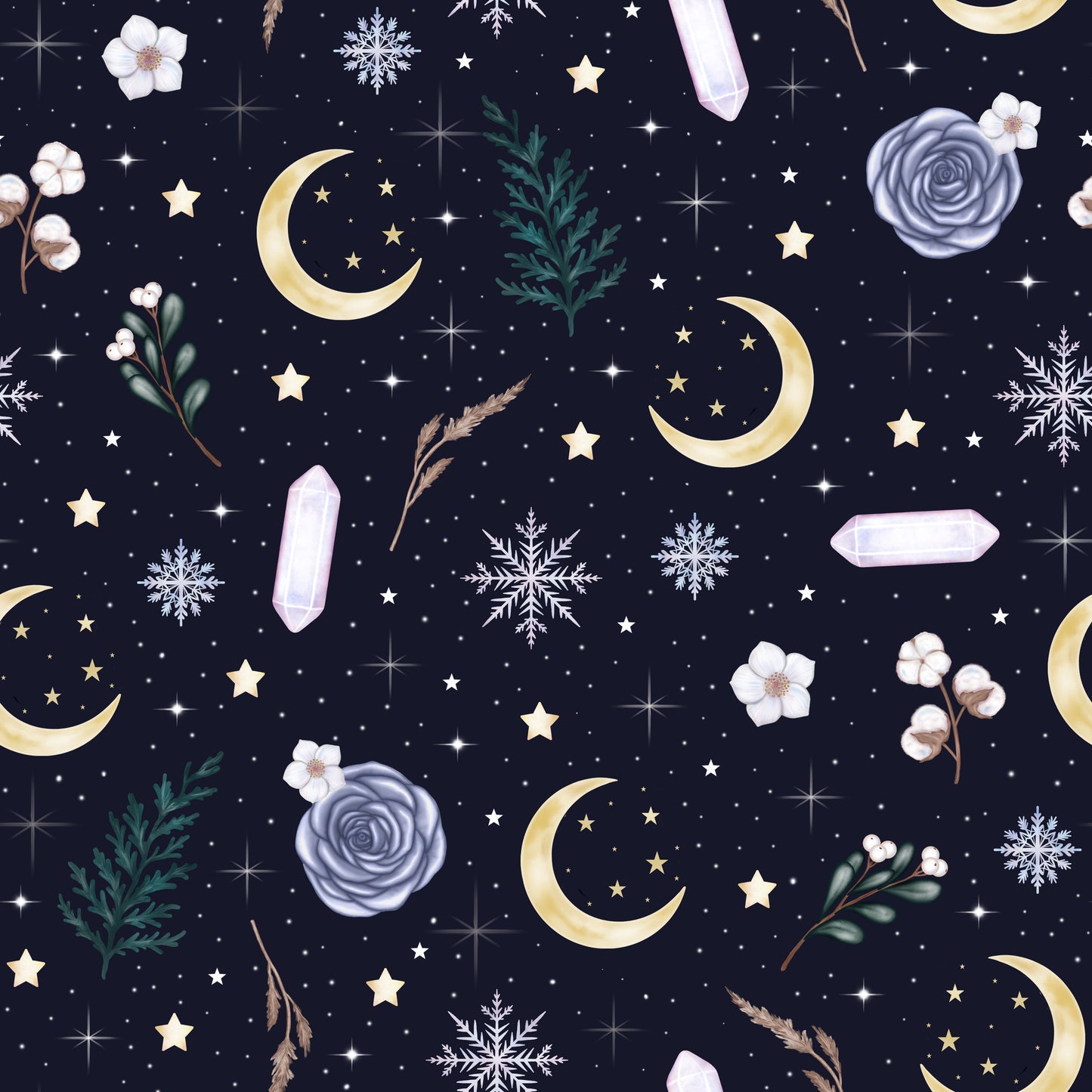 Winter Moon 12x12 Patterned Vinyl Sheet
